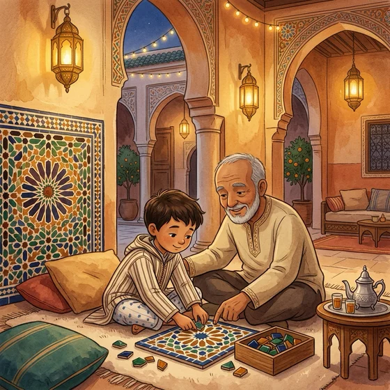 Illustration de Le fils paresseux