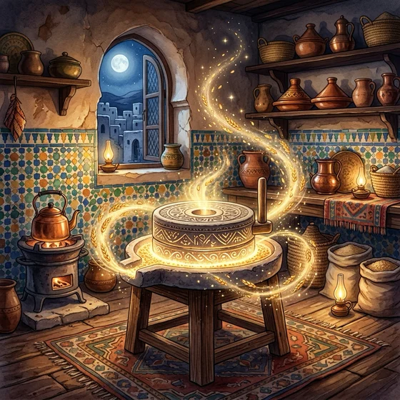 Illustration de Le moulin magique